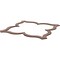 Ekena Millwork 33W x 33H x 38T Small May Decorative Fretwork Wood Ceiling Panels, Walnut CELW33X33X0375MAYWA - alternate 2